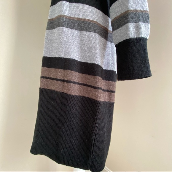 LOFT Turtleneck Striped Sweater Dress - Picture 8 of 16